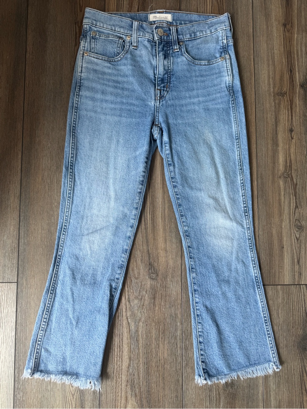 Madewell Light Blue Cali Demi- Boot Jeans